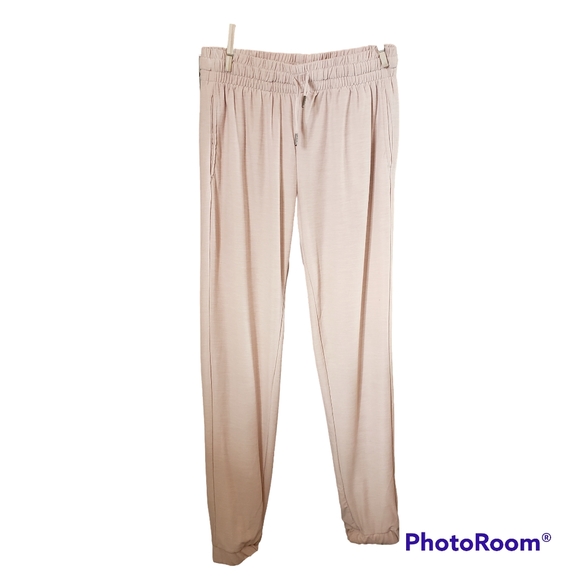 Kyodan Womens Drawstring Loungers Day to Day Joggers Rose Pink in Size XS - Picture 4 of 6